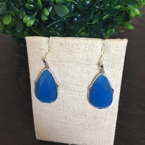 Stella & Dot Earrings. Sea Blue